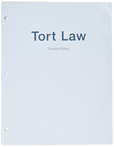Tort Law, Loose-leaf Version