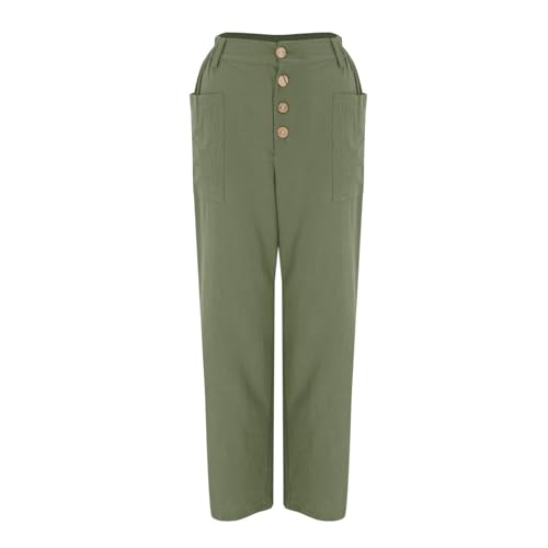 Womens Capri Pants Summer Trendy Casual Elastic Waist Cropped Trouser Resort Wear Beach Vacation Capris Clothes4