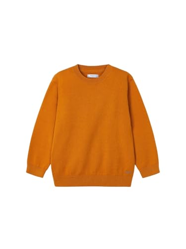 Mayoral Basic Cotton Jumper w/Round for Boys Carrot