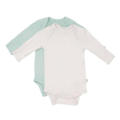 Image of KYTE BABY Rayon made from Bamboo Long Sleeve Baby Bodysuits, 2-Pack