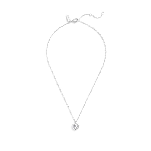 COACH Womens Stone Heart Pendant Necklace2
