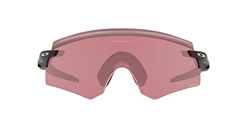 Oakley Men's OO9471 Encoder Rectangular Sunglasses, Matte Black/Prizm Dark Golf, 36 mm