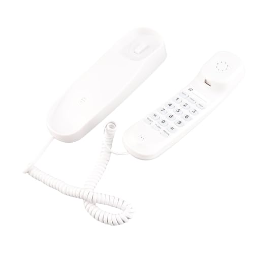 Teléfono Fijo CHICIRIS Blanco con Cable y Teclas Iluminadas miniatura 7