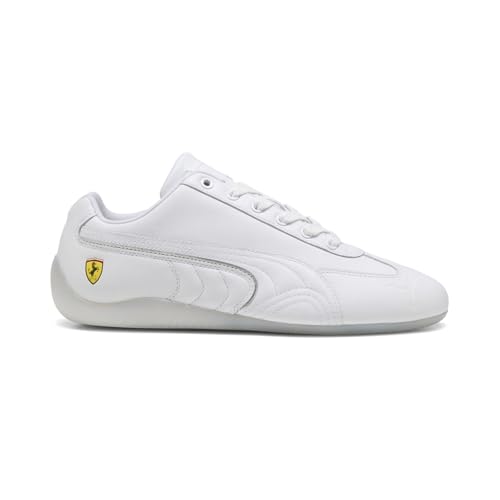 PUMA Mens Scuderia Ferrari Speedcat Miami White Lace Up Sneakers Shoes Casual - White