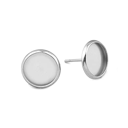 PH PandaHall 40pcs 4 Dimensioni Piatto Rotondo Vuoto Stamping Tag In - Foto 6