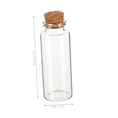 Flacons en Verre Miniatures pour Décoration de Table et Mariage - 3