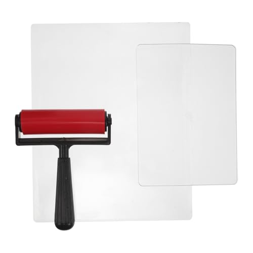 Kit impression unique avec plaque de gel réutilisable pour des transferts d'encre nets - 2