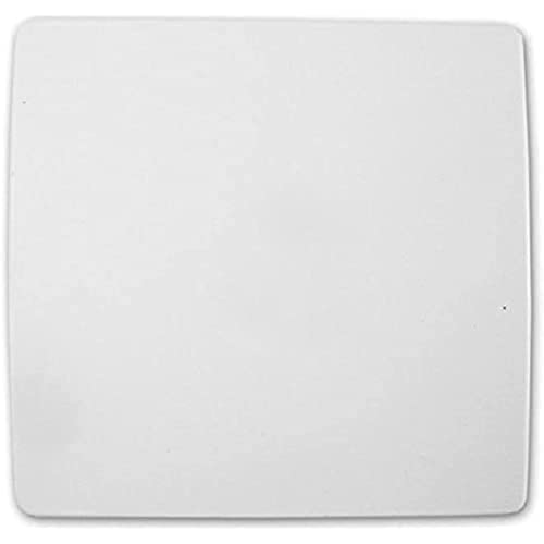 Diwone Plaque cache boîte 75x 75 vis + griffes Blanc