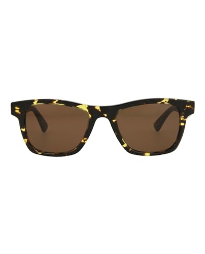 Bottega Veneta Square/Rectangle Sunglasses Havana Havana Brown Luxury Eyewear Made In Italy Acetate Frame Designer Fashion for Everyday Luxury