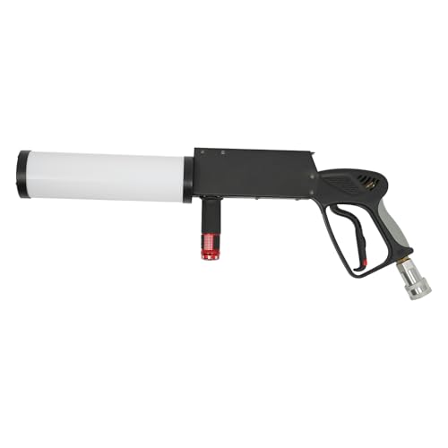 Pistola de CO2 con LED, cañón de confeti para eventos, fiestas, DJ y clubes miniatura 1