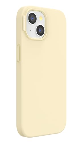 Image of PopSockets iPhone 15 Phone Case with MagSafe, Wireless Charging Compatible, Yellow - Mist