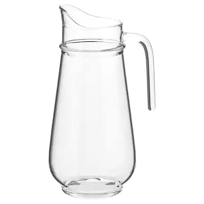TILLBRINGARE Jug, clear glass1.7 l+ Free Finchley Refill Pen (7)