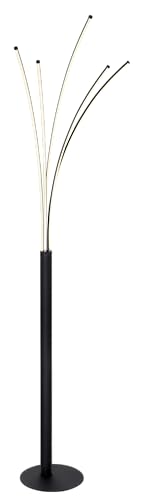Globo 59229BSH Bizzy Stehleuchte Metall Schwarz Matt, Led