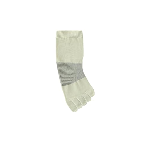 XHZPF 3 pares de calcetines de cinco dedos: tobillo para dedos de carrera de verano para mujer con soporte para el arco(verde)