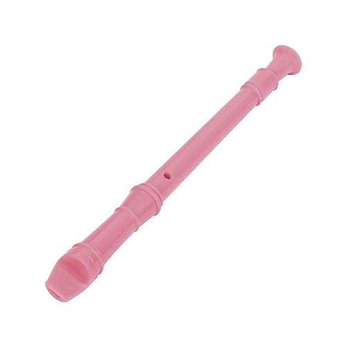 BESPORTBLE Abs Recorder Flute for Music Playing Instrument Pink for Beginners Accurate Tones Made From for Learning Music