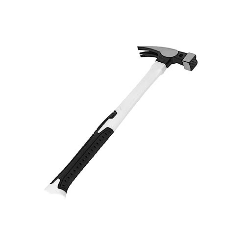 IWOWHERO Multifunctional Nail Hammer Nailing Hammer Carpenter Claw Hammer Woodworking Nail Hammer Nailing Claw Hammer Universal Fixing Hammer Home Repairing Hammer White Carbon Steel
