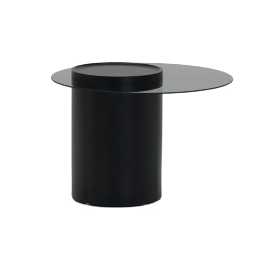 Image of Royaloak Turin Italian Glass Coffee Table Set of 2 | Coffee Table for Living Room with Tempered Glass & Glossy Finish | Nesting Design with Drawer Storage | Modern Centre Design