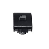 Material : PVC AUTOZOCO Cubierta boton de ventana electrica compatible con BMW negro