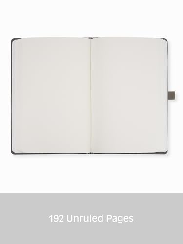 Image of Doodle Pack of 10 Personalized A5 Executive PU Leather Notebook Diary - Hard Bound Professional Office Notebook with Elastic Band, Ribbon Bookmark & Pen Loop | 160 Pages 80 GSM | Corporate & Personal Use - Black