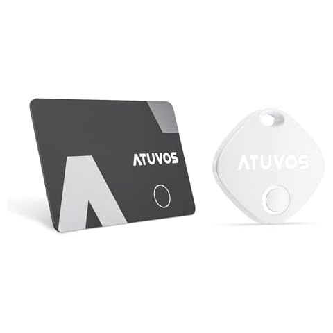 ATUVOS Wallet Tracker Card with Air Tag-1 Pack (White) Cover