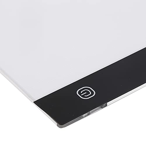 Escritorio de arte A3 con panel de plástico acrílico de 0,4 cm y brillo USB 4