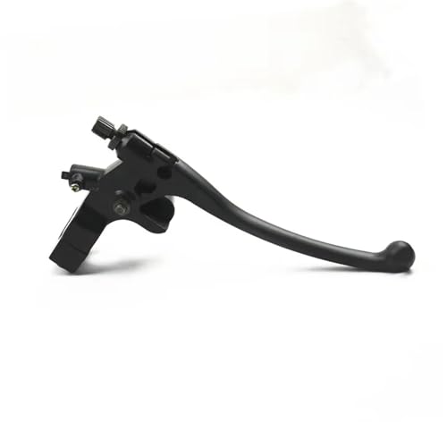Levier d'embrayage gauche noir 1" en aluminium pour moto cruiser