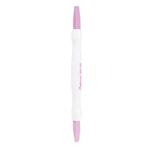 BinaryABC Stone Nail Files Buffer Manicure Stick Nail Cuticle Pusher Nail Art File Buffing Tool