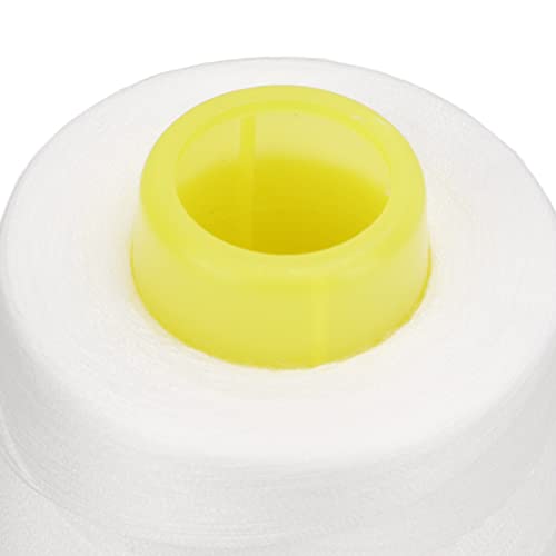 Set de 4 hilos serger blancos de poliéster para coser miniatura 7