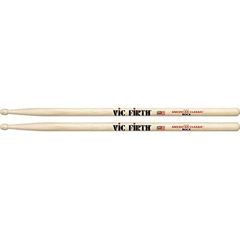 Vic FIrth - American Classic® Drumsticks ROCK - American Hickory - Wood Tip Cover