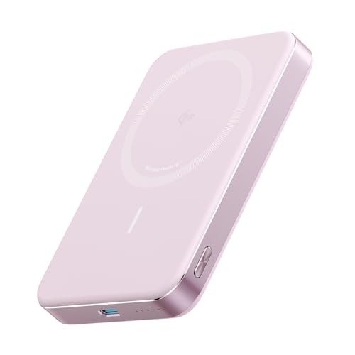 Anker MagGo Power Bank, Batteria Magnetica da 10000mAh, Portatile e Ultra-Sottile, Compatibile con MagSafe Ultra-Rapido, Certificato Qi2 da 15W, Design Ergonomico, Solo per iPhone 16/15/14 67936