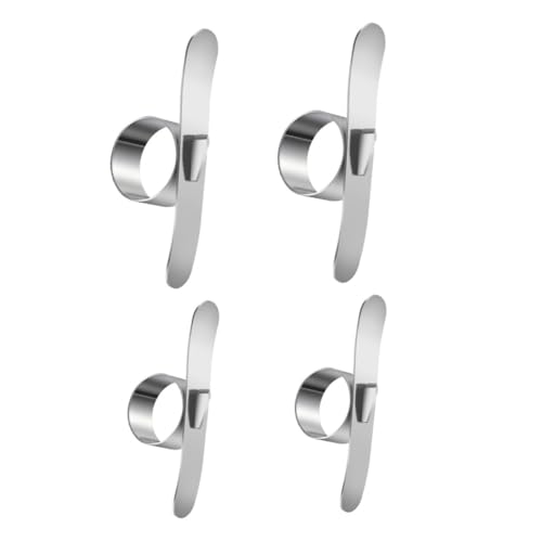 ERINGOGO ステンレス製オレンジピーラー点 指リング付き果物皮むき器 柑橘類用実用的フルーツピーラー 小中各 皮むき効率アップ キッチンツ