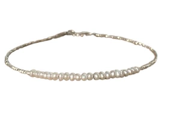 Bracelet perles deau douce 3mm LKBEADS à superposer pour vos tenues décontractées chic