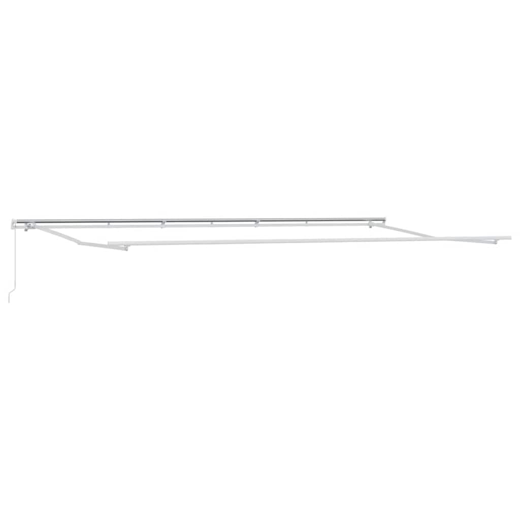 Tenda da Sole Retrattile Manuale Bordò 600x300 cm per Balcone Veranda Patio Esterno Protezione UV Facile da Usare con Telaio in Alluminio e Tessuto Resistente