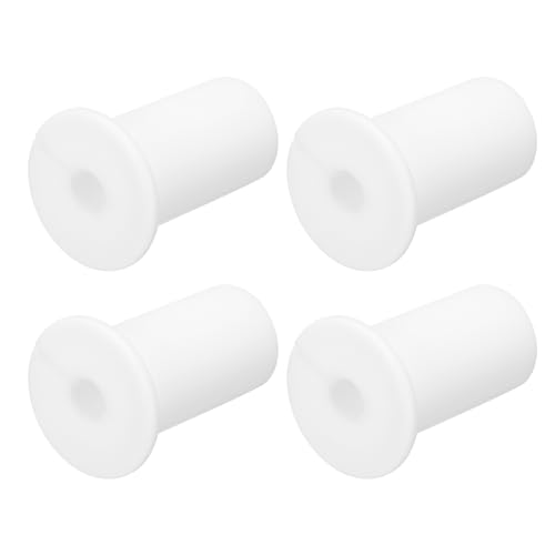 uxcell 4Pcs Wall Grommets for Cables 3/4 Inch Silicone Cable Wall Bushing Feed Through Cable Routing Kit Accessories Wall Cable Pass Through for Ethernet with 7mm Hole, White