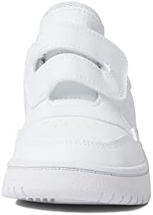 adidas Kids Hoops 3.0 Basketball Shoe, White/White/White (Cross Strap), 10 US Unisex Toddler | Image 5