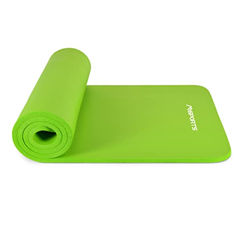 MSPORTS Gymnastikmatte Studio 183 x 61 x 1,0 oder 1,5 cm | inkl....