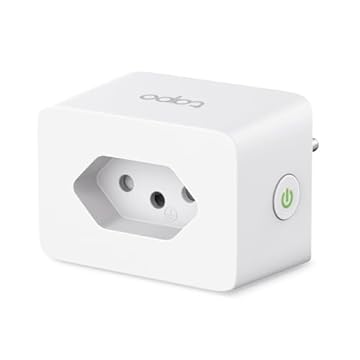 Tomada inteligente Wi-Fi TP-Link Tapo P110, Smart Plug, Bivolt, 10A/2400W - Compatível com Alexa