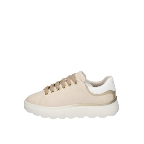 Geox Spherica EC4.1 baskets basses femme confortables blanc laiteux