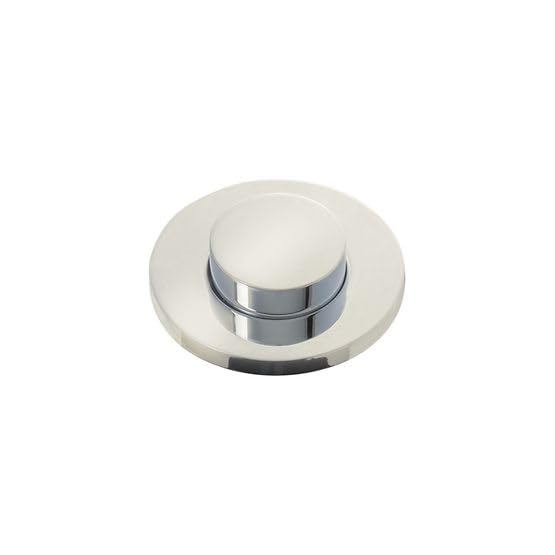 InSinkErator 78663E-ISE Decorative Air-Activated Switch-Button - Tuxedo - Polished Nickel