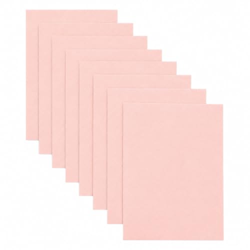 Image of Jtnohx Stiff Felt, 2mm Thick Felt Sheets for Crafts, 8 inchx12 inch Hard Felt Fabric Squares 8Pcs for DIY Projects (Pink)