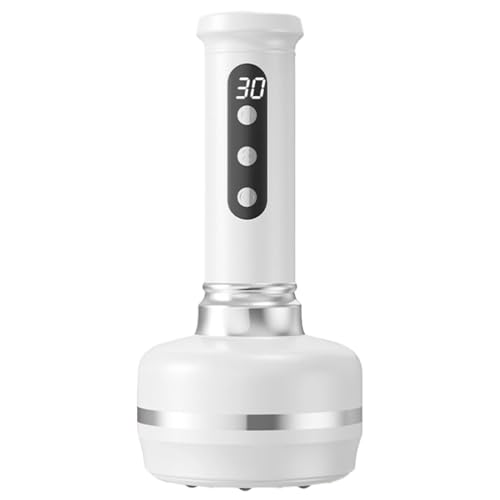 Ventosaterapia Eléctrica Inteligente, Máquina de Masaje con Ventosa al Vacío Recargable, 3 Modos y 30 Velocidades Ajustables, para Abdomen, Cintura, Brazos y Piernas