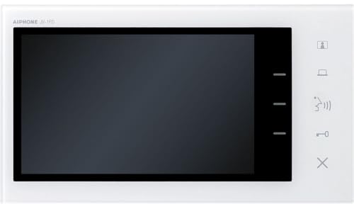 Aiphone Corporation JV-1FD Expansion Monitor for JV Series, Flame Resistant ABS Resin, 5-1/8" x 9-1/16" x 13/16", White