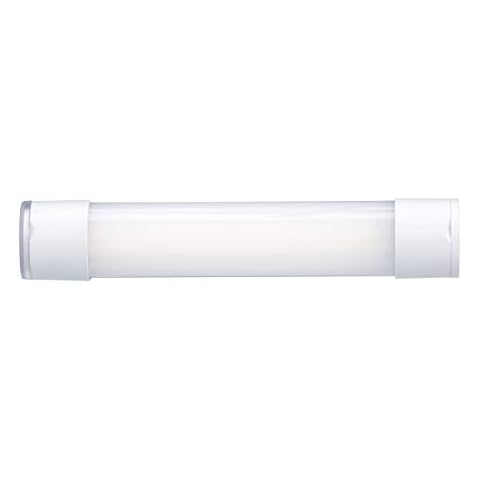 Good Earth Lighting Rechargeable 8-inch Indoor/Outdoor LED Task Light - Portable - 4 Light Settings - Magnetic - Water Resistant - White Cover