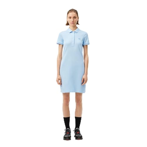 Image of Lacoste Women's Slim Fit Stretch Petit Pique Polo Dress