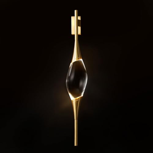 European Style Luxury Wall Sconces Dream Crystal Lampshade Metal Lamp