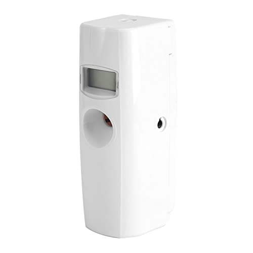 LUCKDANO Pantalla LCD Temporizador Automático Dispensador de Fragancias Spray Refrescador para el Hogar y la Oficina, ABS Duradero Montado en la Pared - Eliminador de Olores Ideal