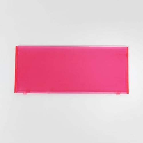 Image of Front Back Housing Shell Case Cover Top /Bottom Faceplate Plates Replacement for Nintendo New 3DS Console (Transparent Red+Transparent Green)