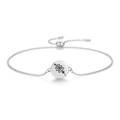 La Mejor Lista de Lirio Persa los más recomendados. 46 Pulsera de plata de ley 925 ajustable con símbolo de tótem de lirio persa, pulsera de símbolo espiritual, joyería fina para mujer