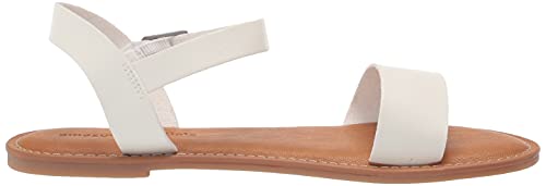 Image of Amazon Essentials Women's Two Strap Buckle Sandal with Adjustable Ankle Strap