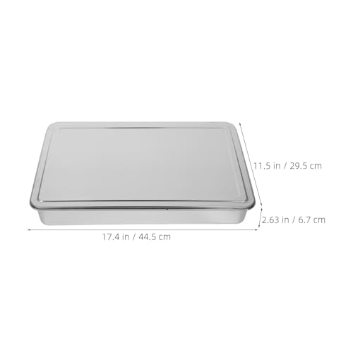 Molde rectangular de acero inoxidable duradero con acabado profesional 3